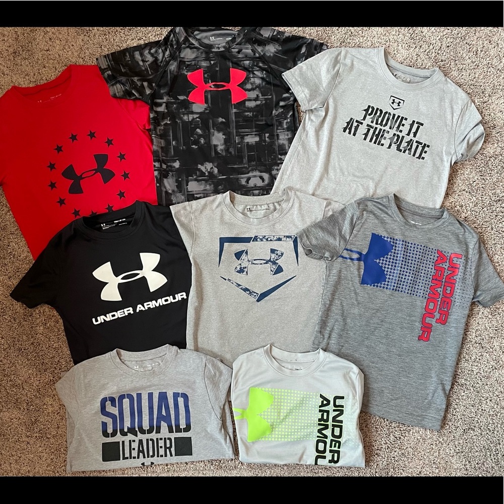 Under Armour Kids Tees - Lot of 8